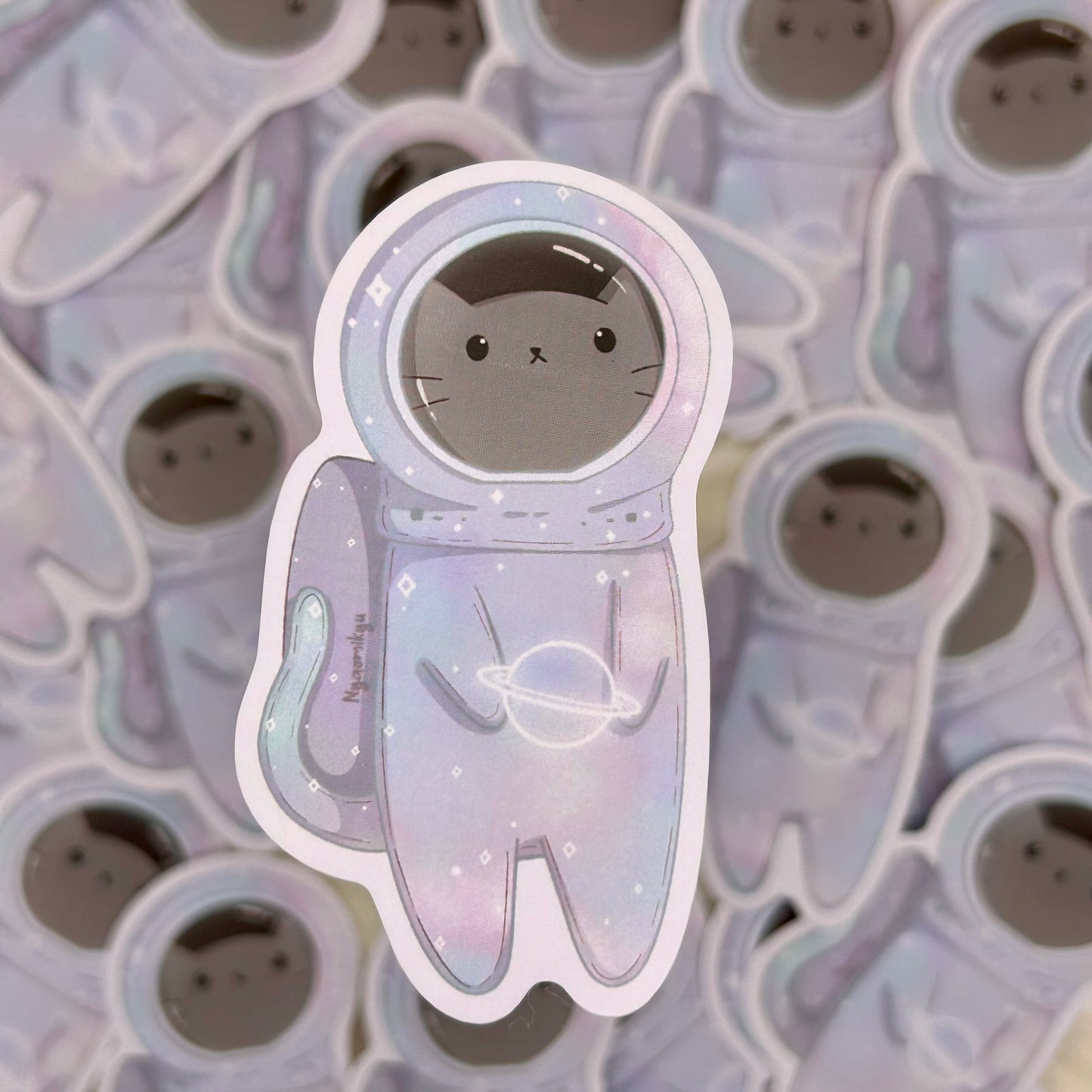 Astronaut Cat Sticker