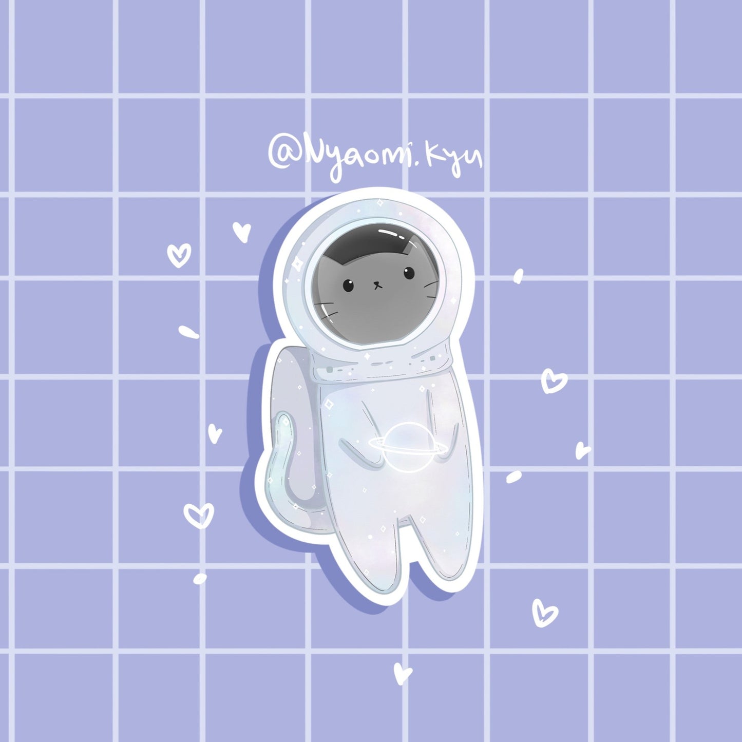 Astronaut Cat Sticker