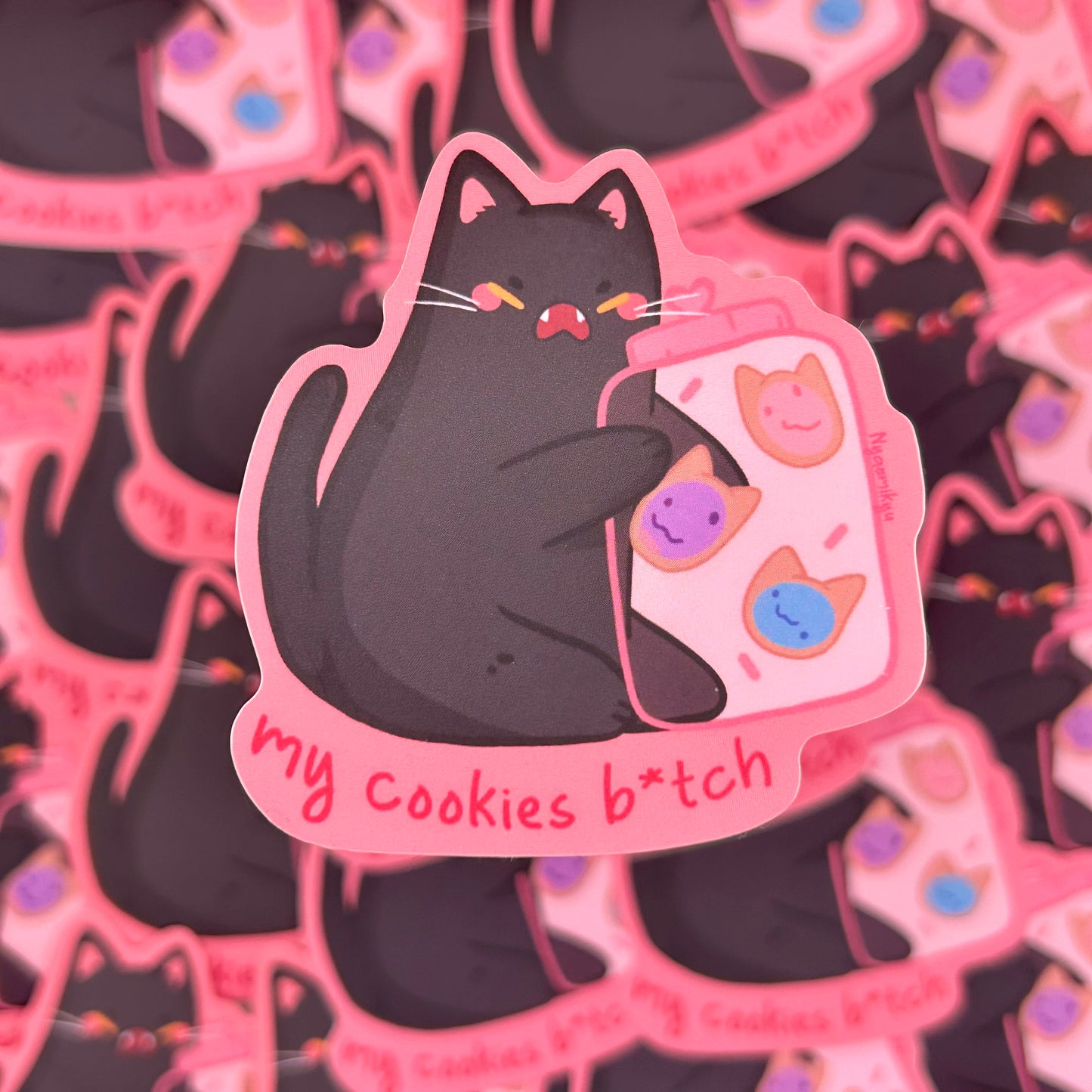 My Cookies Cat Sticker