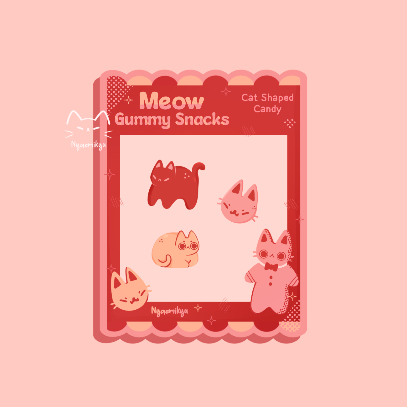Gummy Cats Sticker