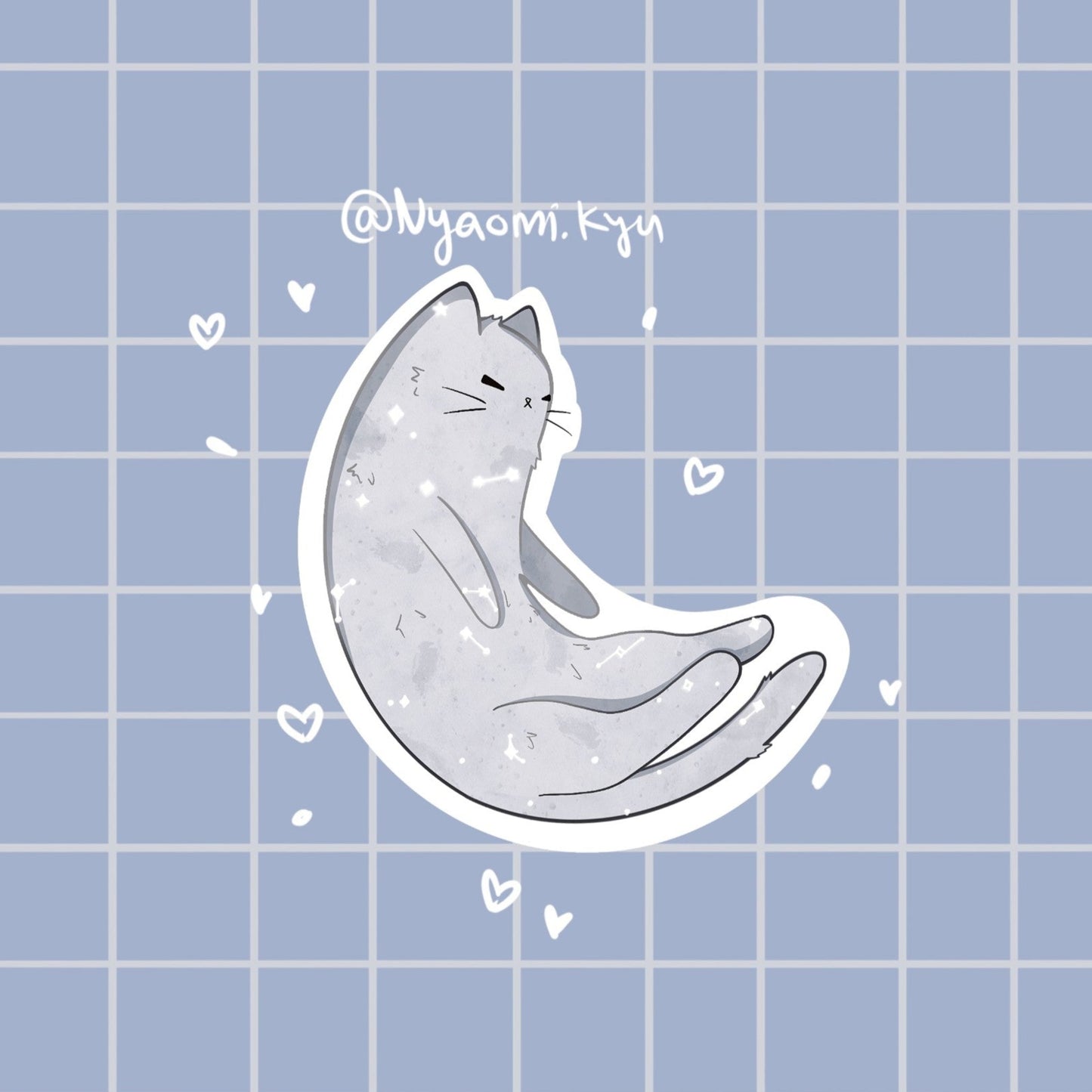 Moon Cat Sticker