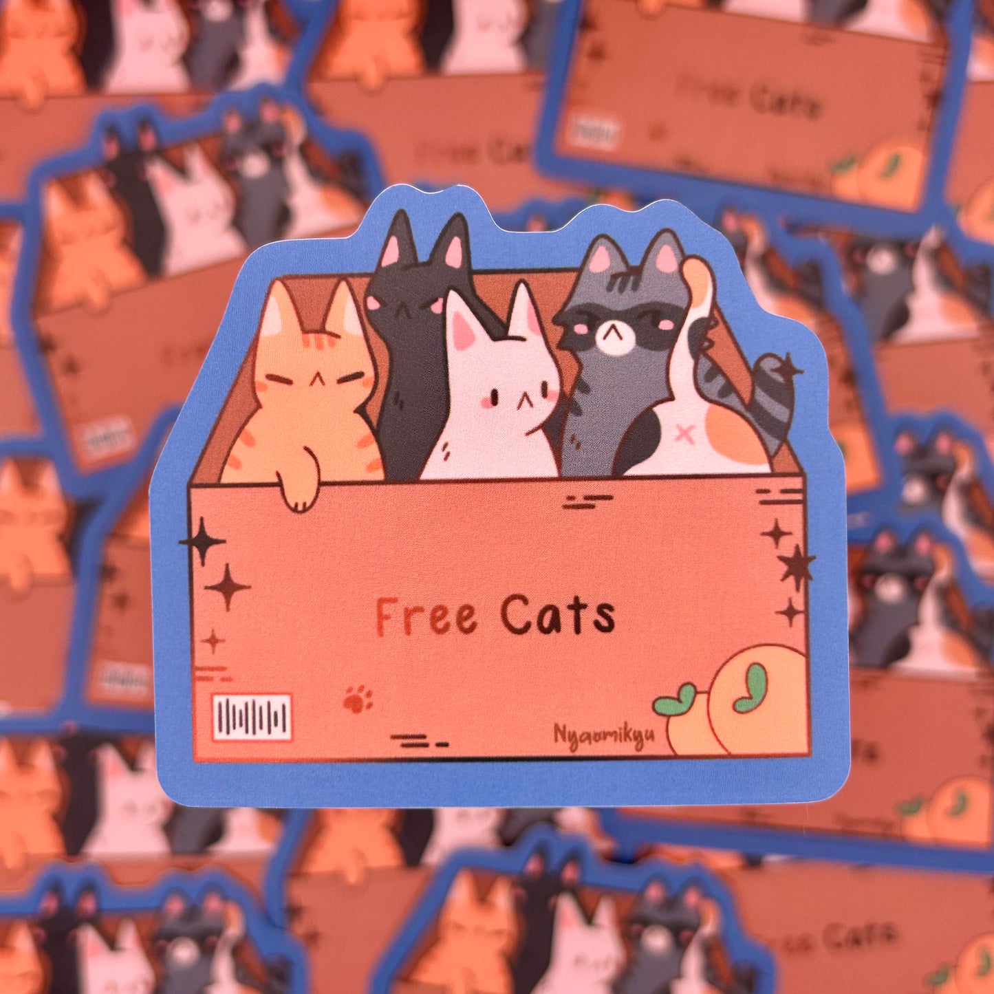 "Free Cats" Sticker