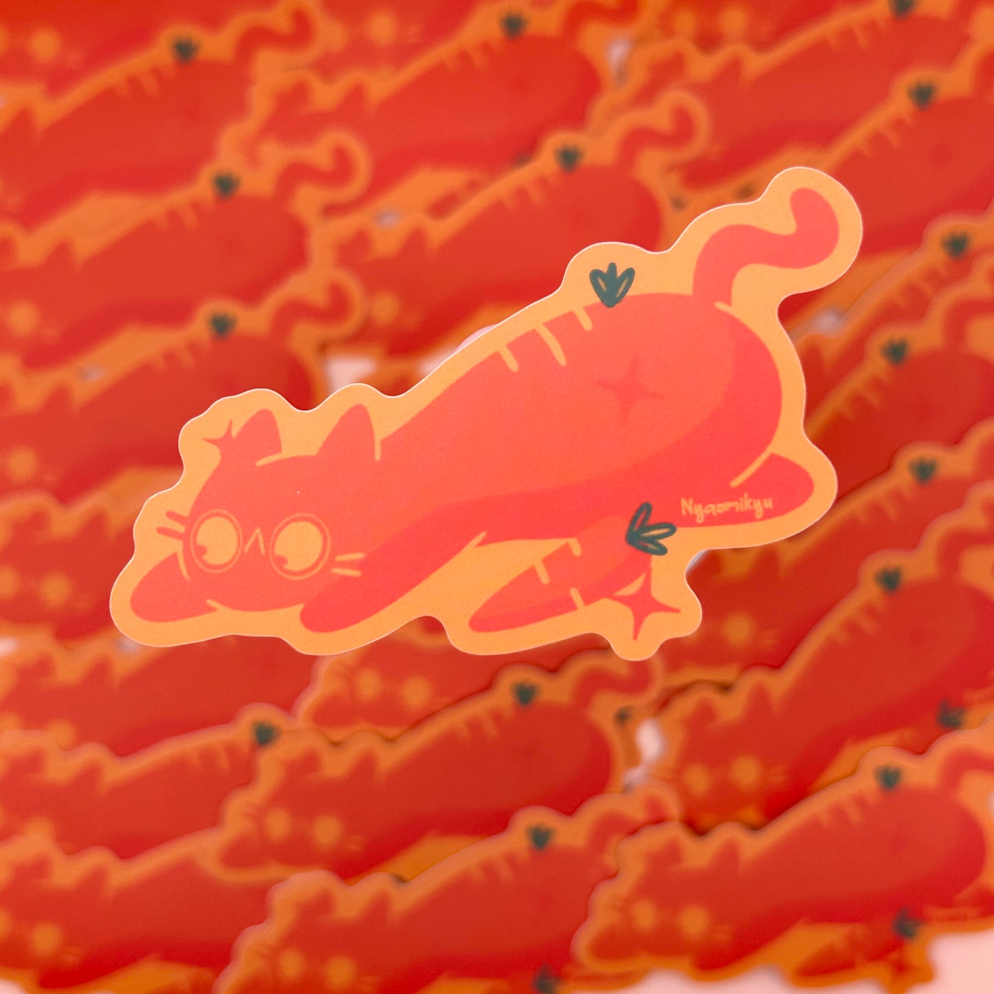 Carrot Cat Sticker