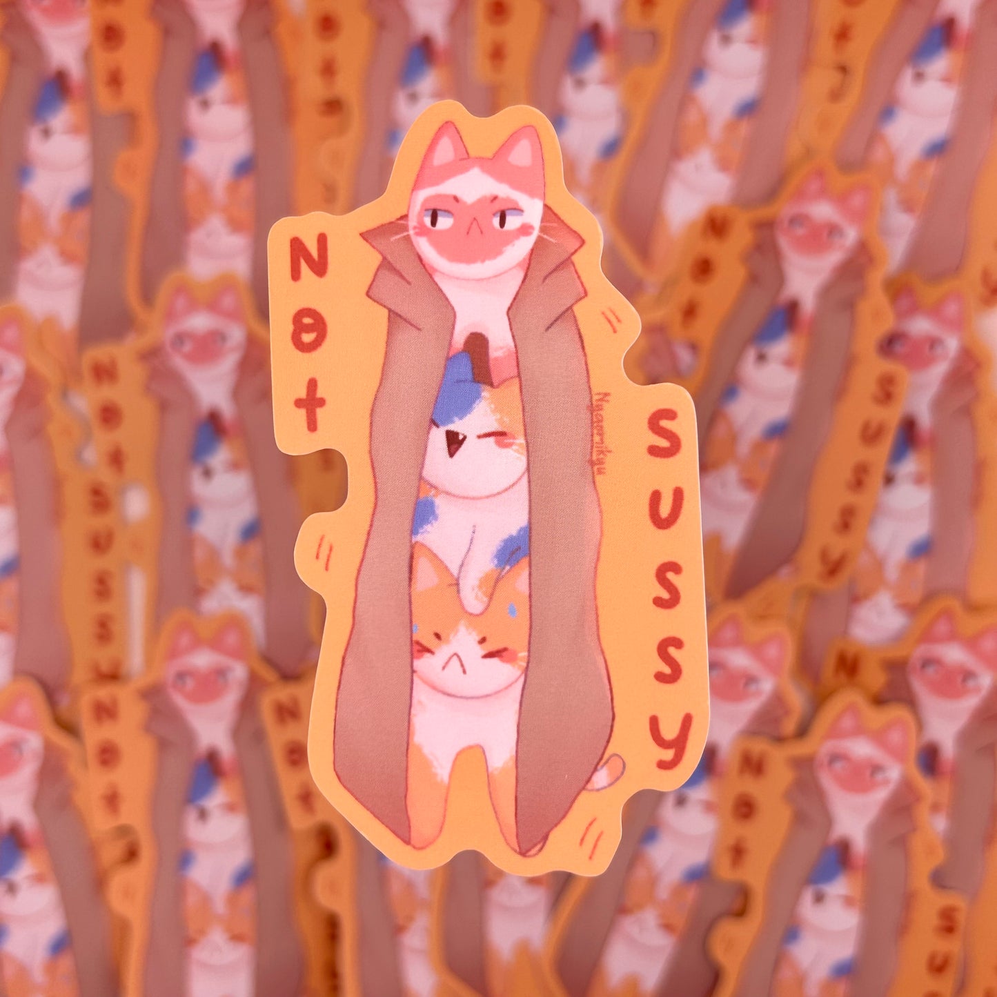Sussy Cat Sticker