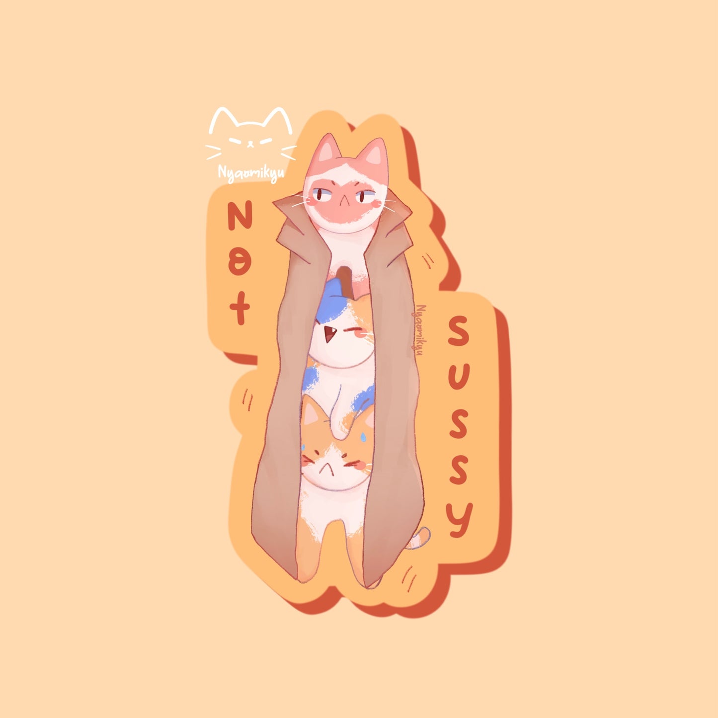 Sussy Cat Sticker