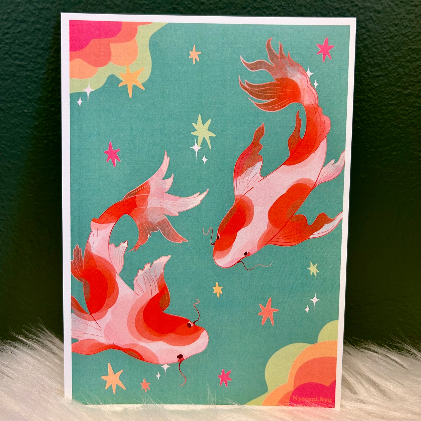 Koi Fish Print