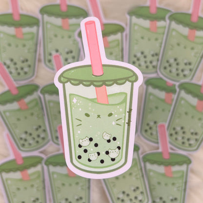 Matcha Boba Sticker