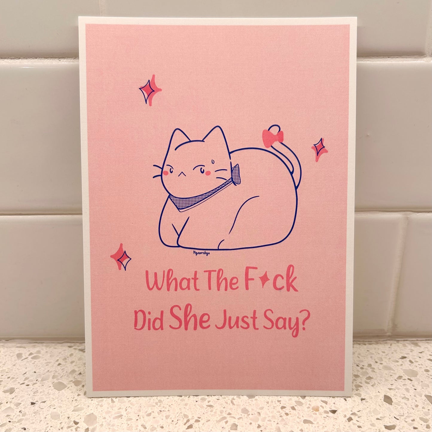 WTF Cat Print
