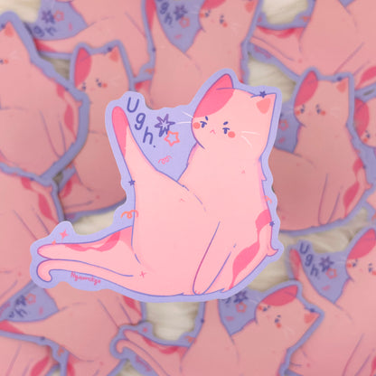Ugh Cat Sticker