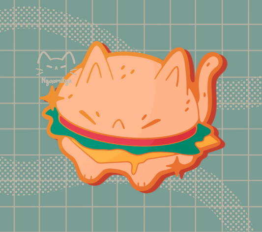 Borger Cat Sticker