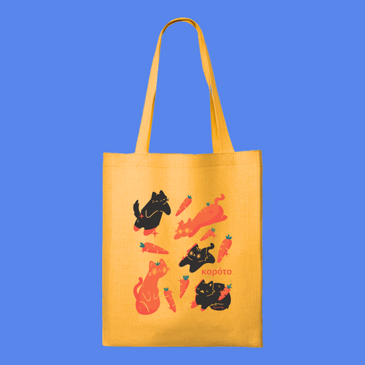 Carrot Cats Tote Bag
