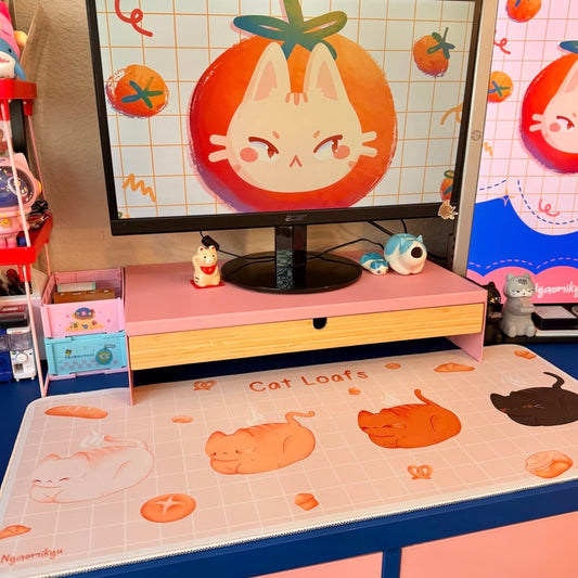 Loaf Cats Desk Mat