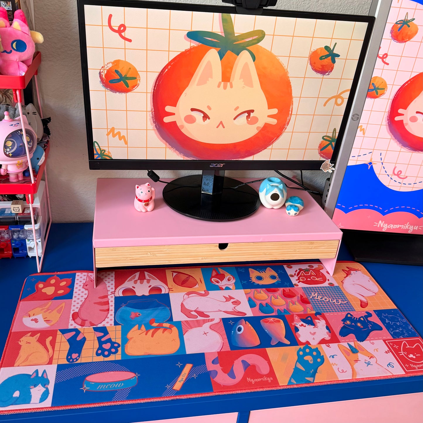 Comic Cats Desk Mat