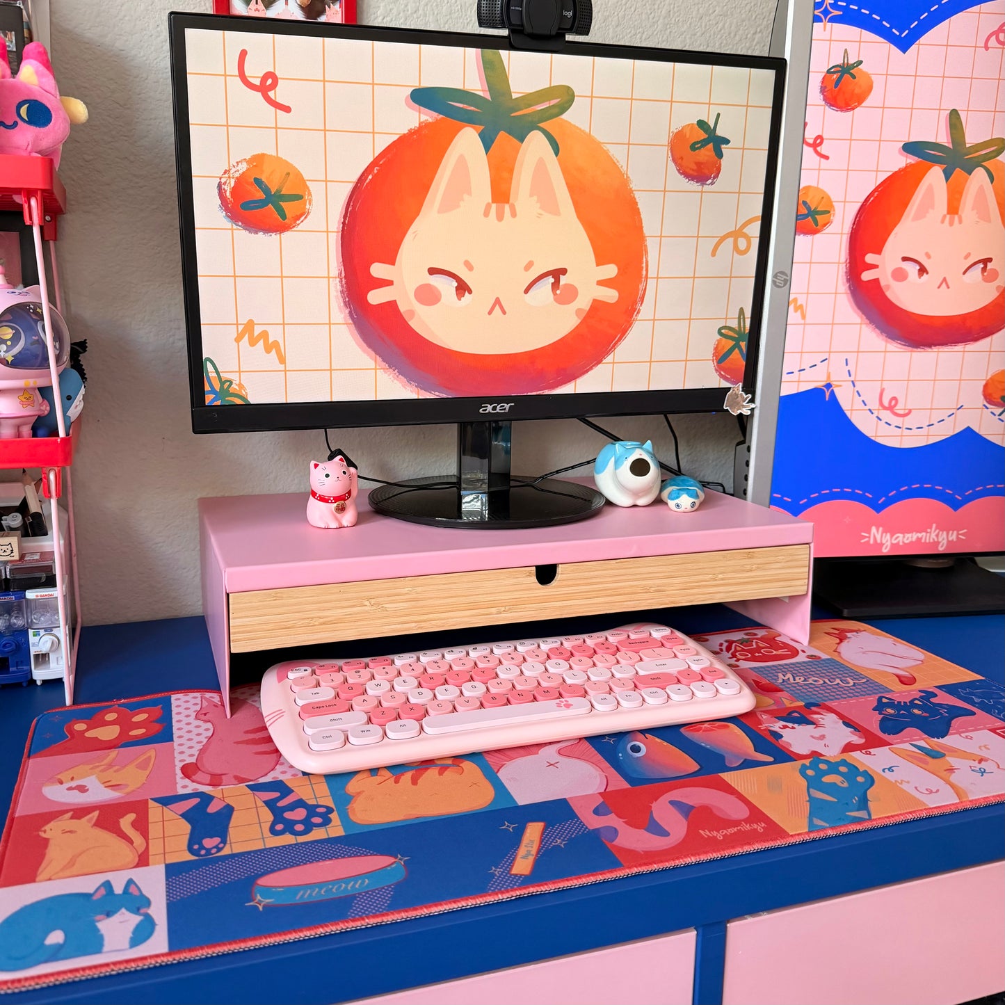 Comic Cats Desk Mat