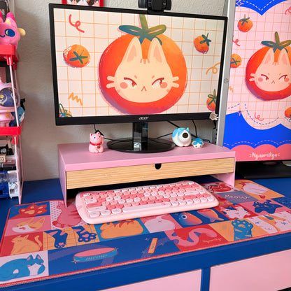 Comic Cats Desk Mat