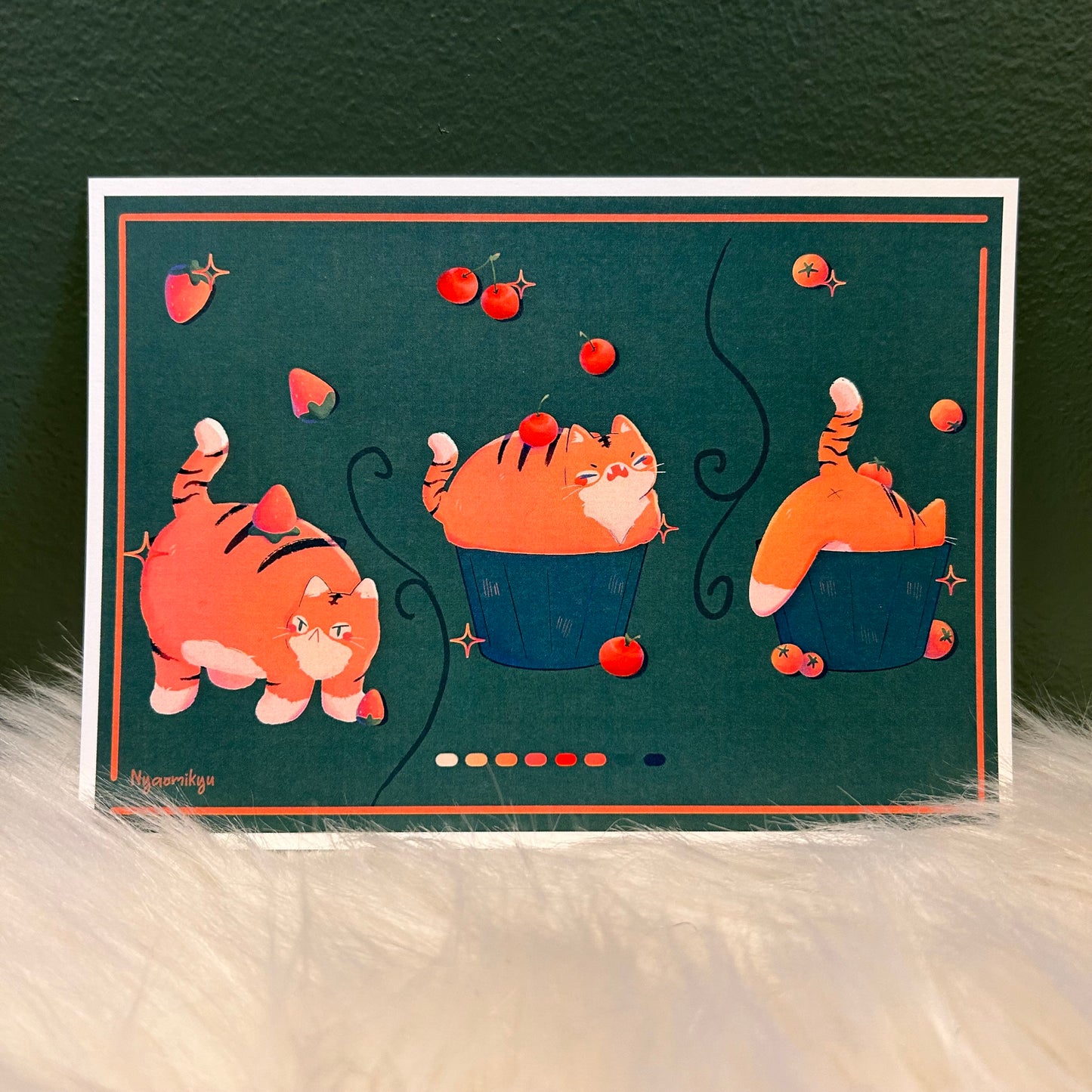 Tiger Cupcakes Print