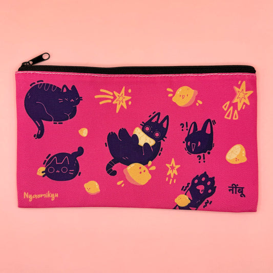 Lemon Cats Pouch