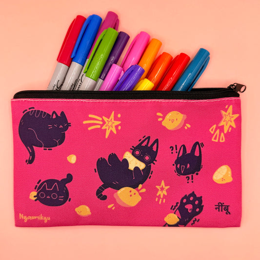 Lemon Cats Pouch