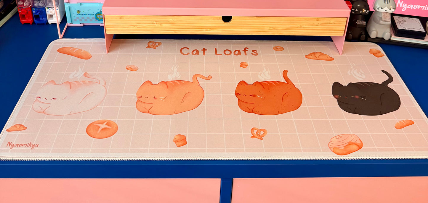 Loaf Cats Desk Mat