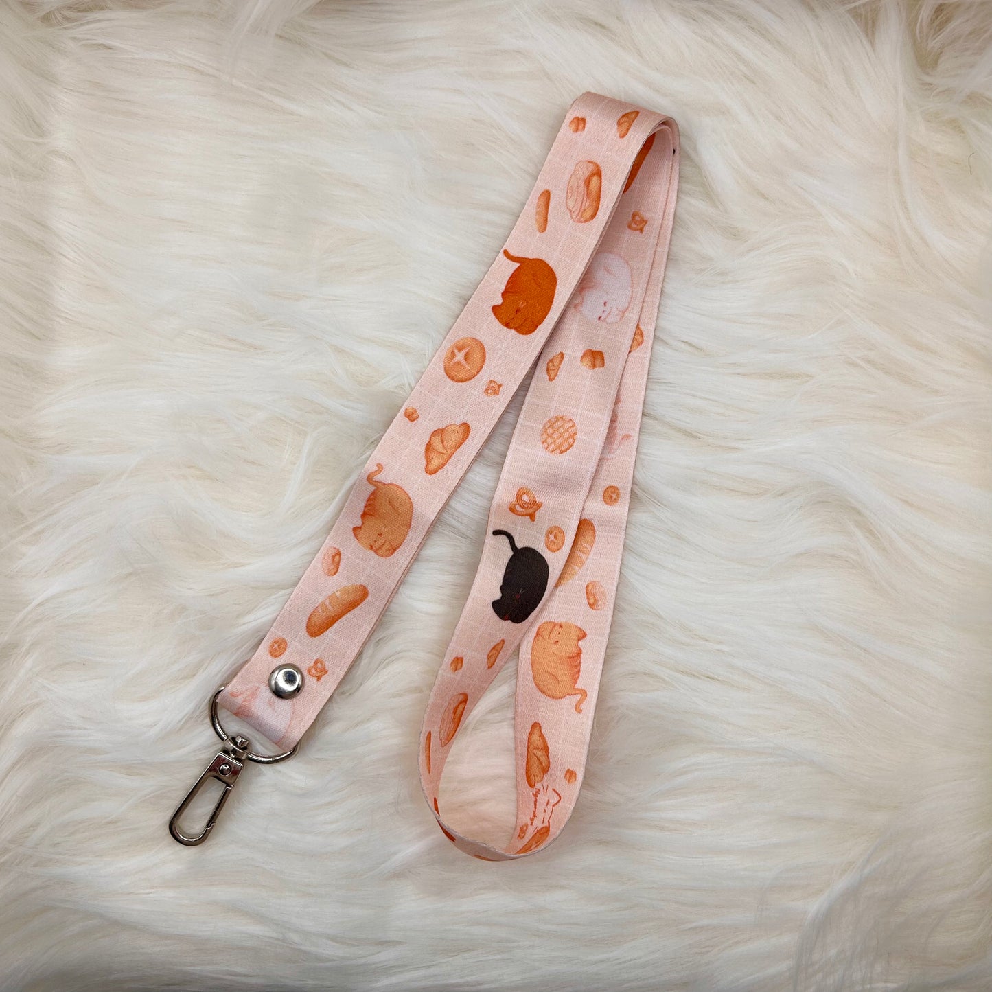 Bread Cats Lanyard