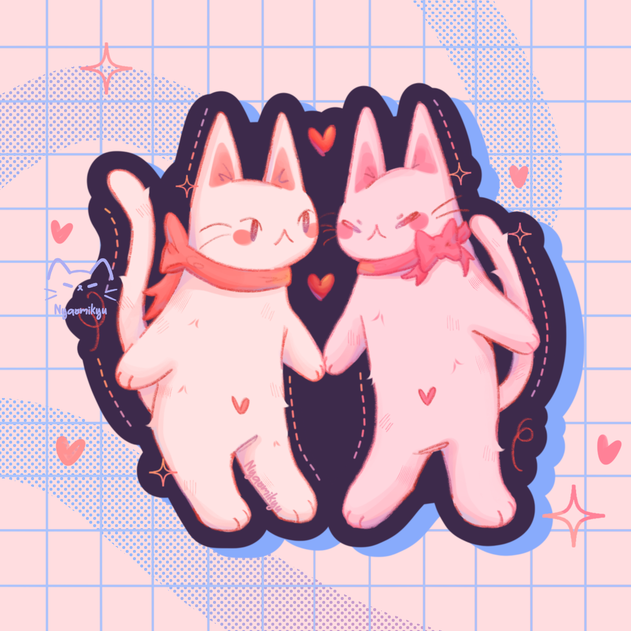 Love Cats Sticker