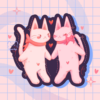 Love Cats Sticker