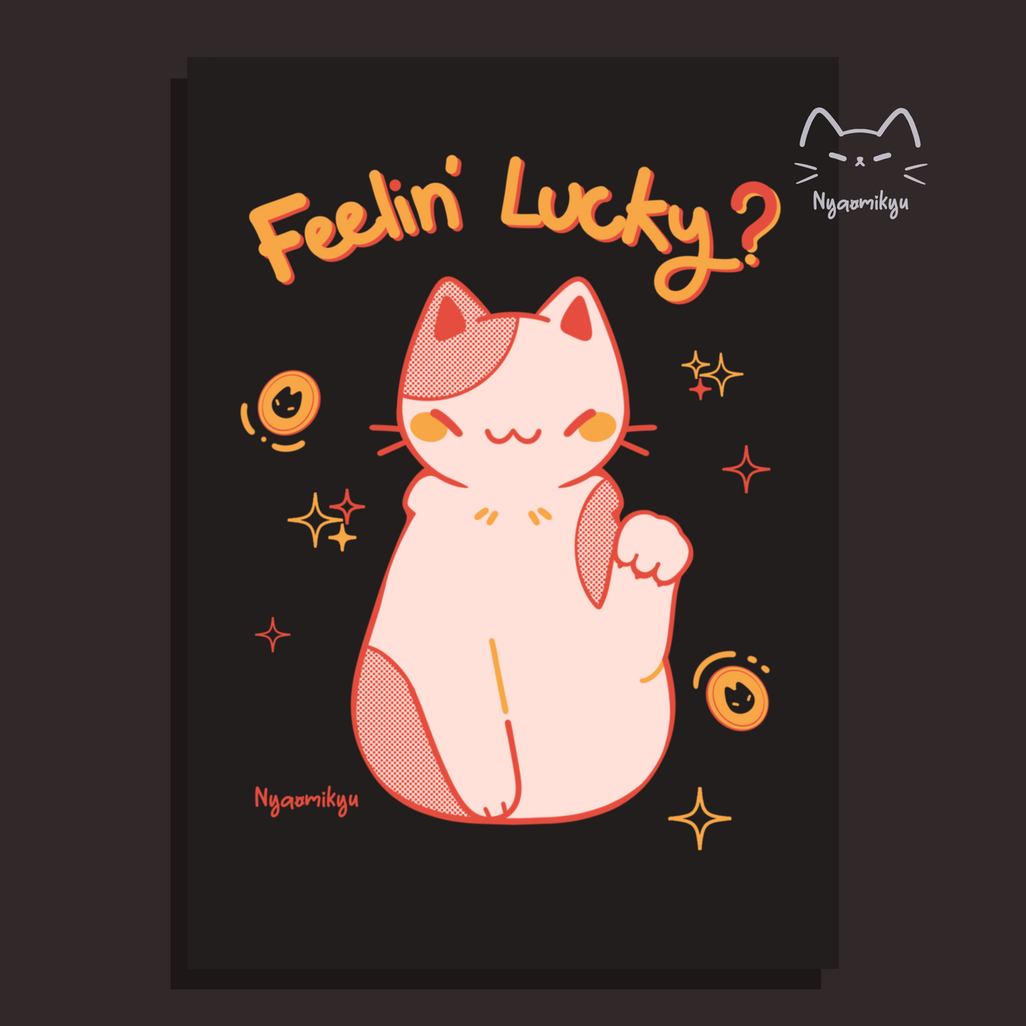 Lucky Cat Print
