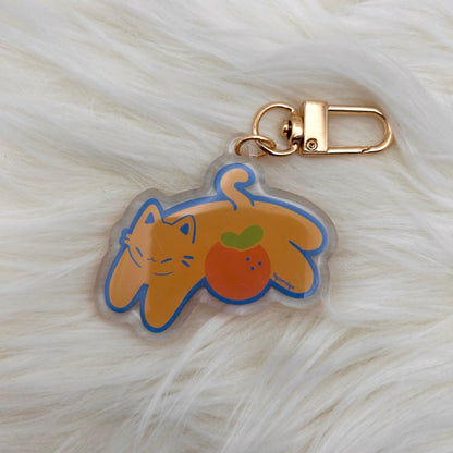 Mikan Cat Keychain