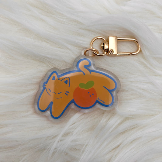 Mikan Cat Keychain