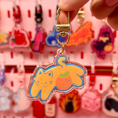 Mikan Cat Keychain