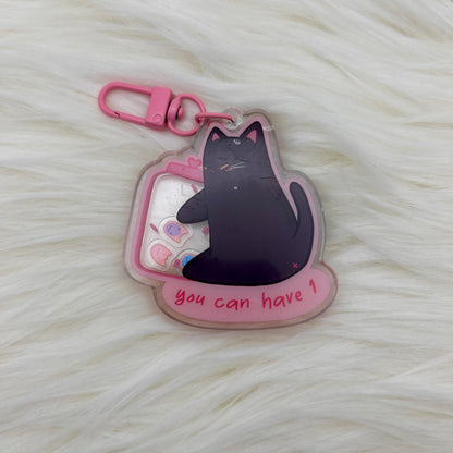 My Cookies Cat Shaker Keychain