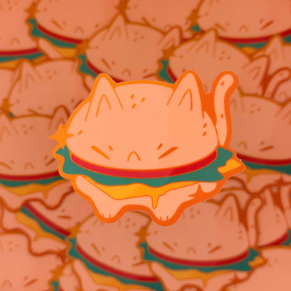 Borger Cat Sticker