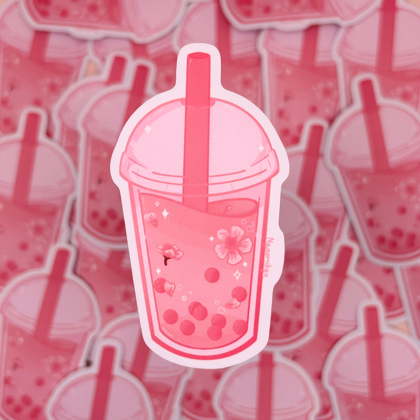Sakura Boba Sticker