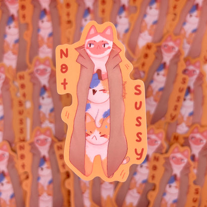 Sussy Cat Sticker
