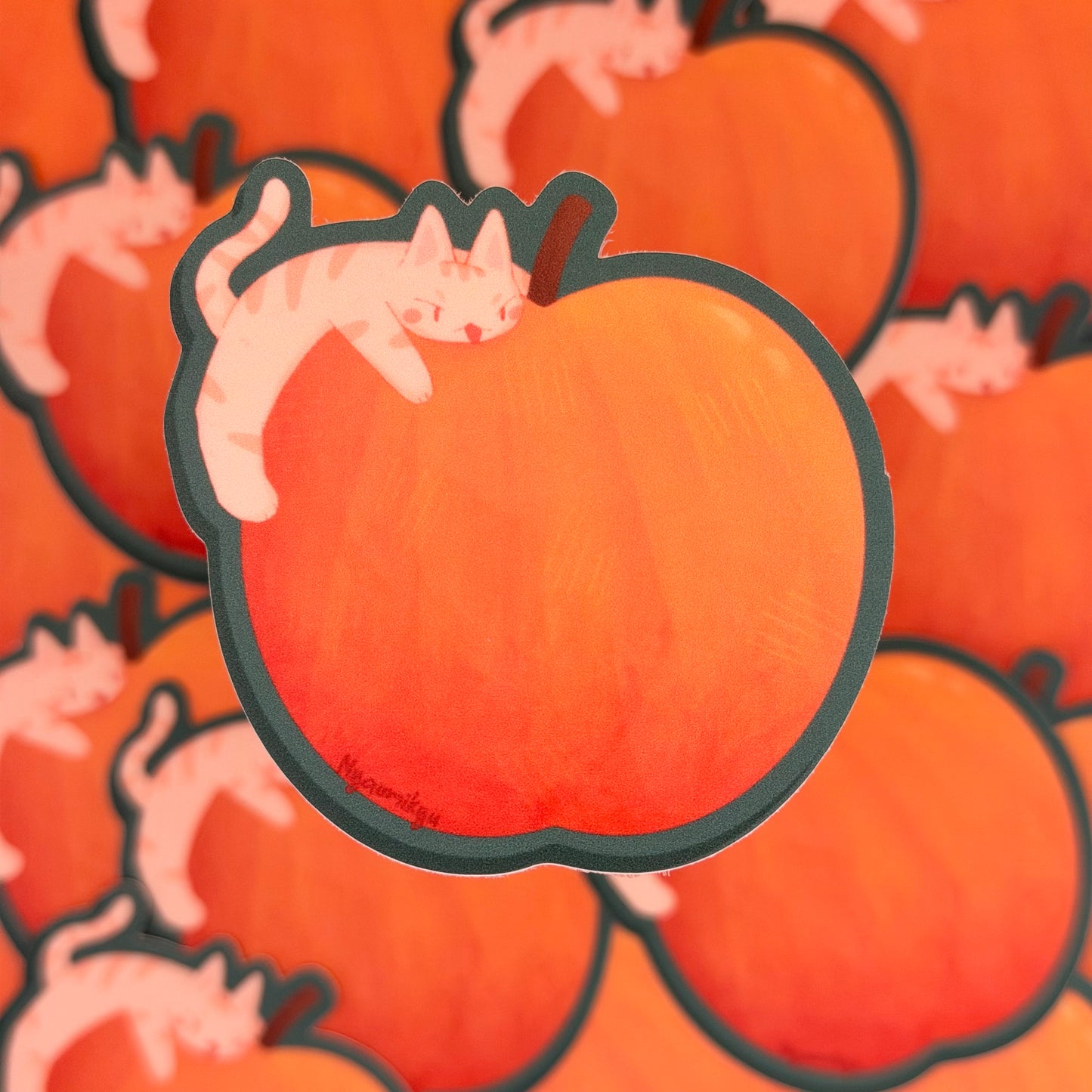 The Big Apple Cat Sticker