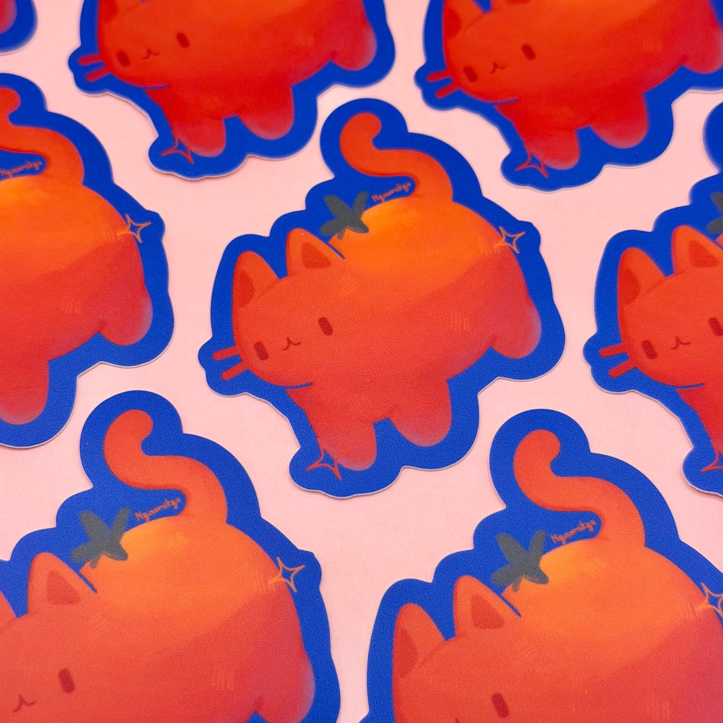 Cat Tomato Sticker