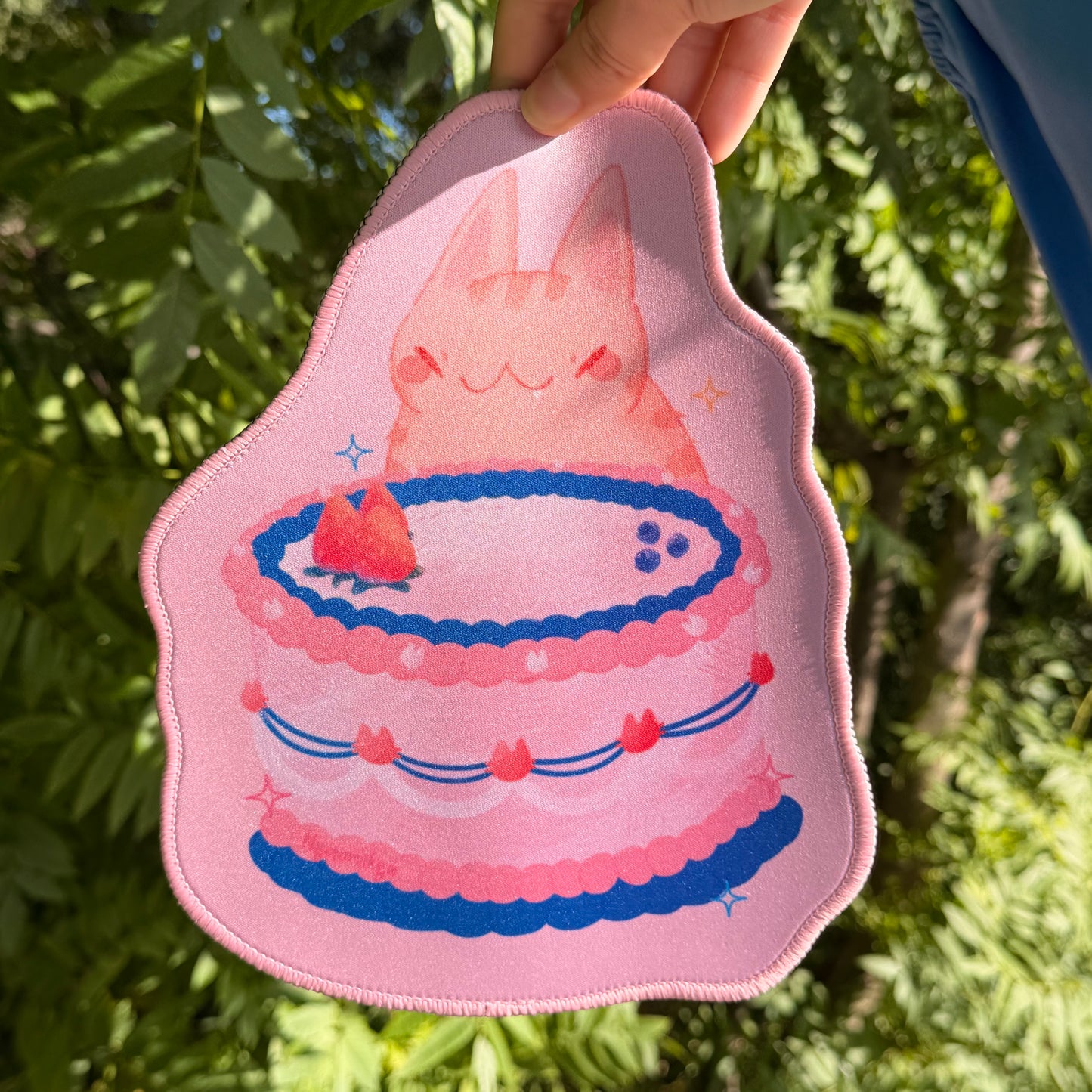 Pink Cake Mouse Pad