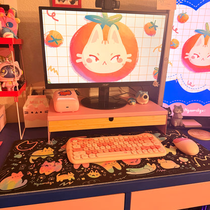 Rainbow Cats Desk Mat