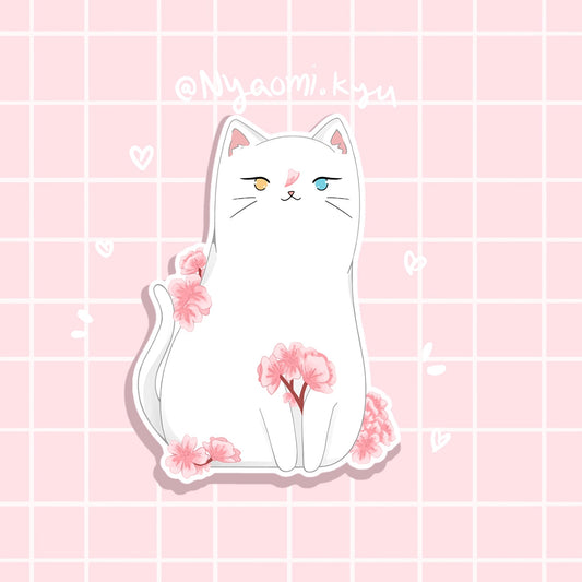Sakura Cat Sticker
