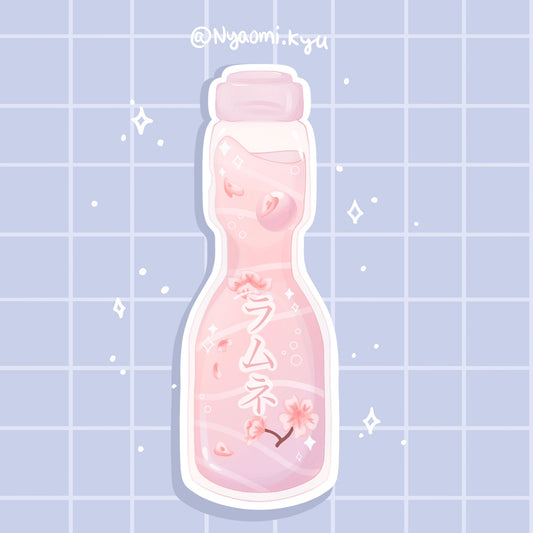 Sakura Ramune Sticker