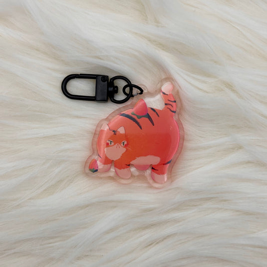Strawberry Tiger Keychain