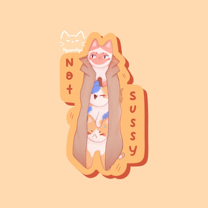 Sussy Cat Sticker