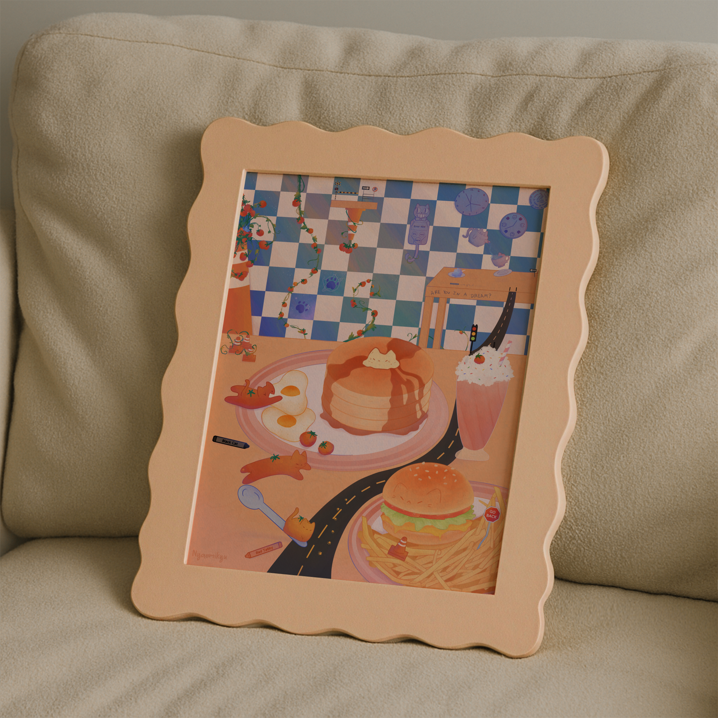 Diner Cats Print