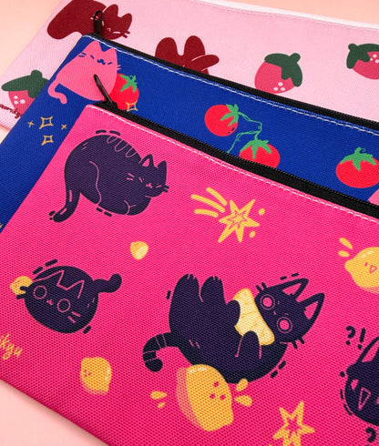 Lemon Cats Pouch