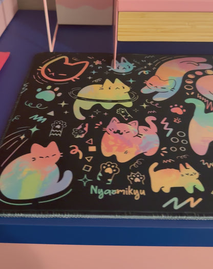 Rainbow Cats Desk Mat