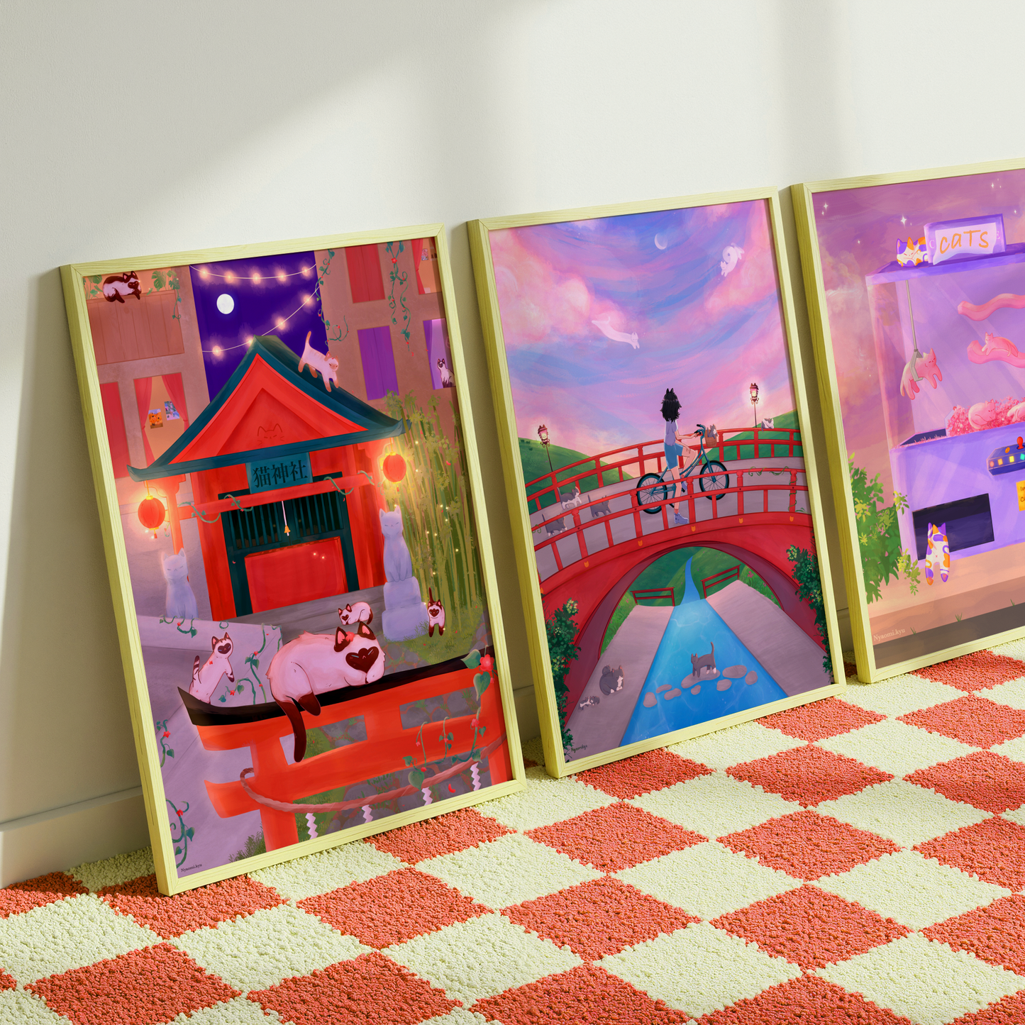 Shrine Cats Print