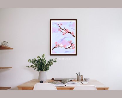 Sakura Cats Print