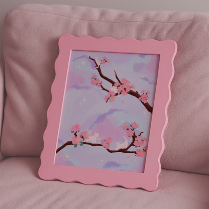 Sakura Cats Print