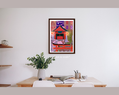 Shrine Cats Print