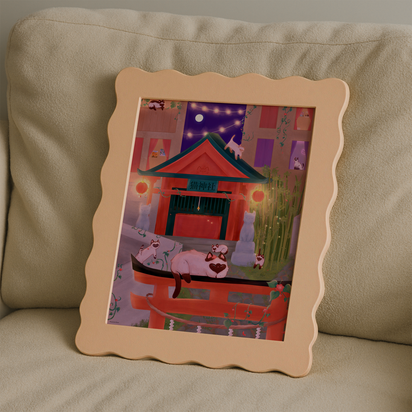Shrine Cats Print
